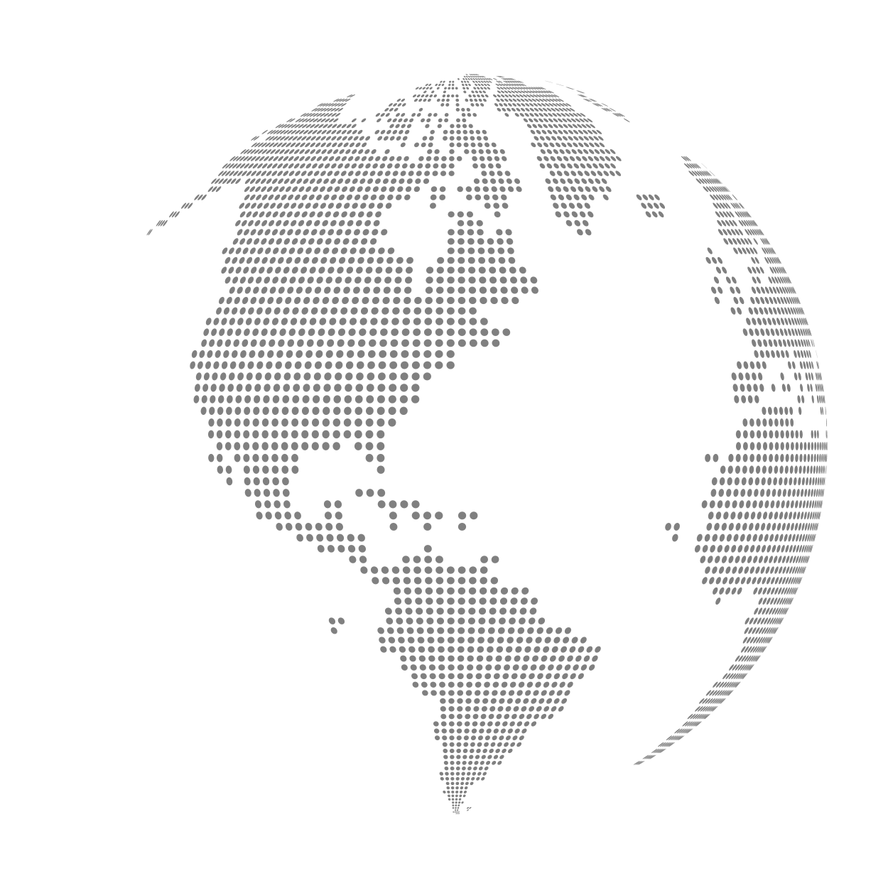 Rotating globe focused by region